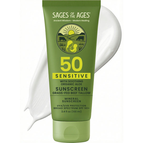 Organic Tallow Mineral Sunscreen Lotion SPF 50