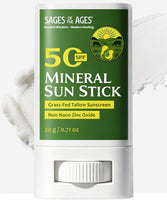 SPF 50 Mineral Sun Stick | Grass-Fed Tallow | Non-Nano Zinc | Ancient Nourishment