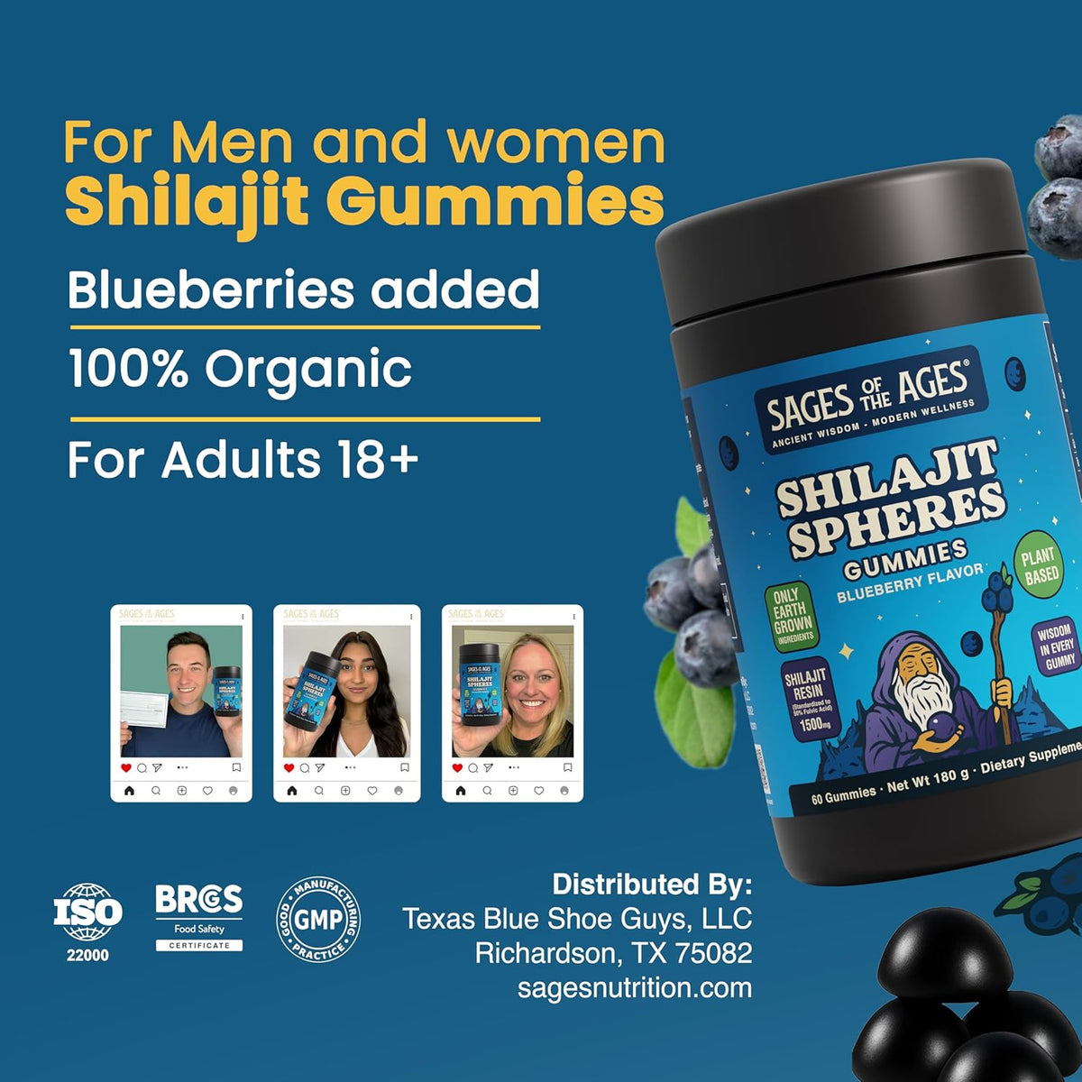 Shilajit Gummies 1500 mg – Sages of the Ages, image 4