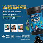 Shilajit Gummies – 1500 mg, Sugar-Free, Vegan