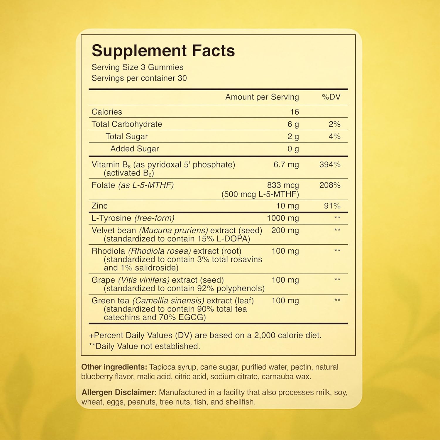 Non-GMO • Vegan • 90 Count