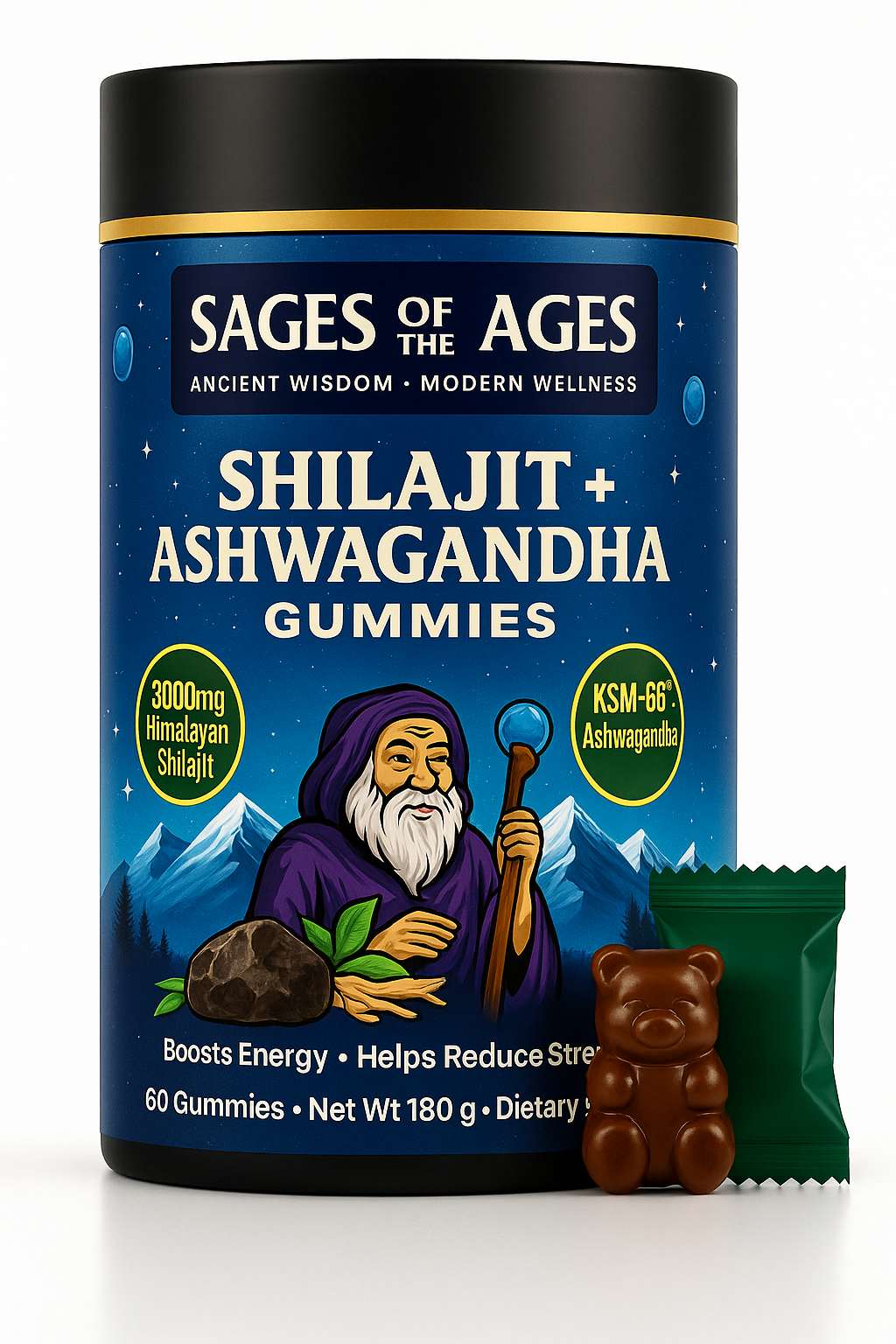 Shilajit Ashwagandha Gummies